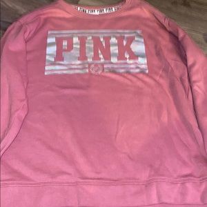 Pink crew neck
